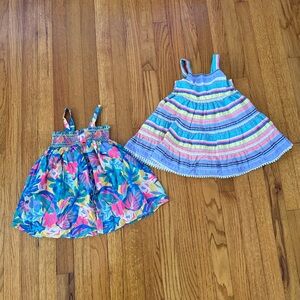Bundle of 2 Cat and Jack summer dresses